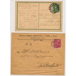 Österreich 19.. 2Stk. Sendungen von PRAG Österreich 19.. 2Stk. Sendungen von PRAG