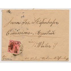 Österreich 1894 5kr, Briefkuvert von HOHENWEILER (V) Kl:20P! Schön! Österreich 1894 5kr, Briefkuvert von HOHENWEILER (V) Kl:20P! Schön!