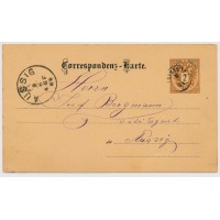 Österreich 1884 2kr Karte FINGERHUTSTEMPEL TOPKOWITZ (B) Kl:50P!-AUSSIG Österreich 1884 2kr Karte FINGERHUTSTEMPEL TOPKOWITZ (B) Kl:50P!-AUSSIG