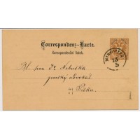 Österreich 188. 2kr Karte aus MIROWITZ (B) Kl:20P! Sehr Schön! Österreich 188. 2kr Karte aus MIROWITZ (B) Kl:20P! Sehr Schön!