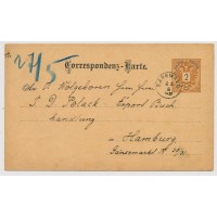 Österreich 1889 2kr Karte mit FINGERHUTSTEMPEL BÄRNWALD (B) Kl:40P! Österreich 1889 2kr Karte mit FINGERHUTSTEMPEL BÄRNWALD (B) Kl:40P!