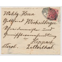Österreich 1903 10h, Briefkuvert, KNITTENFELD (St) nach HIPPACH. Österreich 1903 10h, Briefkuvert, KNITTENFELD (St) nach HIPPACH.