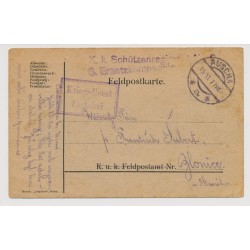 Österreich 1917 FELDPOSTKARTE! Schön!
