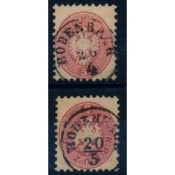 Österreich 1864 2Stk.Marke! Beide 5kr, BODENBACH (B)