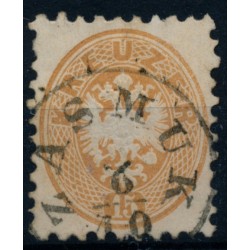 Österreich 1864 15kr, ZASMUK (B) Mü:35P!