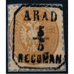 Österreich 1864 15kr, ARAD/RECOMAN. Mü:60P! Schön!