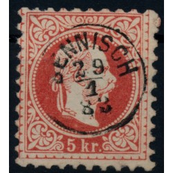 Österreich 1867 5kr FINGERUTSTEMPEL BENNISCH (Sch) Kl:20P! Schön! Österreich 1867 5kr FINGERUTSTEMPEL BENNISCH (Sch) Kl:20P! Schön!