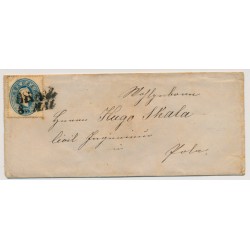 Österreich 186. 15kr, ZENTRIERT! Auf Briefkuvert GRAZ nach POLA. Schön!