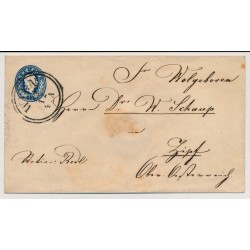 Österreich 186. 15kr GA-Umschlag WIEN. SELTEN! Sehr schön!