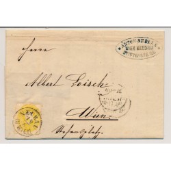 Österreich 186. 2kr, gelb, DRUCKSACHE (Inhalt!) NEUBAU/IN WIEN nach WIEN