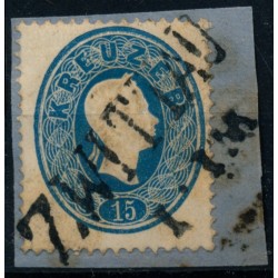 Österreich 1861 15kr, ZWITTAU (M) Sehr schön!