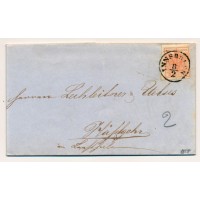 ÖSTERREICH 1858 3kr, Brief (Inhalt) INNSBRUCK (Tirol) nach REUTE