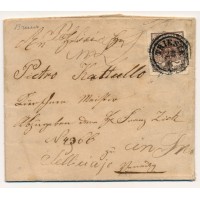ÖSTERREICH 185. 6kr, ÜBERFÄRBTER DRUCK! Brief (Inhalt) TRIESTE. Schön!