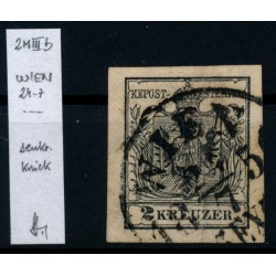 ÖSTERREICH 1850 2kr, MP, Type III.b, WIEN. STRAKOSCH Bestimmung! Schön! ÖSTERREICH 1850 2kr, MP, Type III.b, WIEN. STRAKOSCH Bestimmung! Schön!