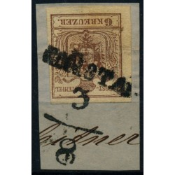 Österreich 1850 6kr, HP, Type III. KOMOTAU (B) Mü:15P!+DATUMSTEMPEL! Österreich 1850 6kr, HP, Type III. KOMOTAU (B) Mü:15P!+DATUMSTEMPEL!