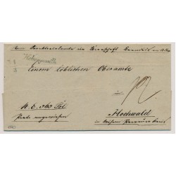 Österreich 1840 Brief mit BLAUSTEMPELN HOHENMAUTH (B)+DATUMSTEMPEL, -HOCHWALD. Schön und attraktiv! Österreich 1840 Brief mit BLAUSTEMPELN HOHENMAUTH (B)+DATUMSTEMPEL, -HOCHWALD. Schön und attraktiv!