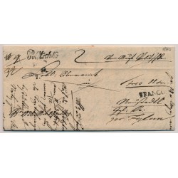 Österreich 1840 Brief (Inhalt) mit POLITSCHKA (B)+FRANCO Stempeln Österreich 1840 Brief (Inhalt) mit POLITSCHKA (B)+FRANCO Stempeln