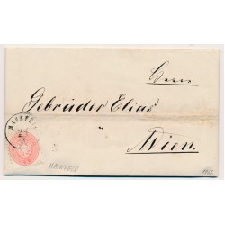 Österreich 1867 5kr, Brief (Inhalt) HAINFELD (Nö) Mü:20P! Nach WIEN Österreich 1867 5kr, Brief (Inhalt) HAINFELD (Nö) Mü:20P! Nach WIEN