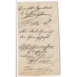 Österreich 1837 Brief (Inhalt) BLAUSTEMPEL PRAG. Schön und attrakiv! Österreich 1837 Brief (Inhalt) BLAUSTEMPEL PRAG. Schön und attrakiv!