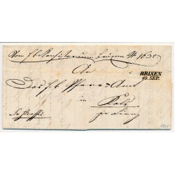 Österreich 1851 Brief (Inhalt) BRIXEN (Tirol) Attraktiv! Österreich 1851 Brief (Inhalt) BRIXEN (Tirol) Attraktiv!