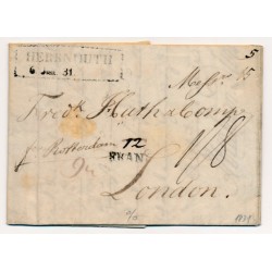 Österreich 1831 AUSLANDS-Brief (Inhalt) HERRNHUTH (Sachsen) nach LONDON Österreich 1831 AUSLANDS-Brief (Inhalt) HERRNHUTH (Sachsen) nach LONDON