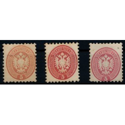 LOMBARDEI-VENETIEN 1864 3Stk.Marke! Alle 5sld. UNGEBRAUCHT! OG! Schön!
