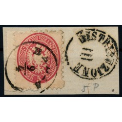 LOMBARDEI-VENETIEN 1864 5sld. Briefstück, BADIA+DISTRIBUZIONE/III.