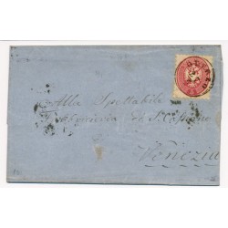 LOMBARDEI-VENETIEN 186. 5sld. Brief, ODERZO nach VENEZIA. Attraktiv!