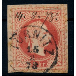 Österreich 1867 5kr, TÜRNITTZ (Nö) Kl:15P!+DATUM HANDSCHRIFTLICH!