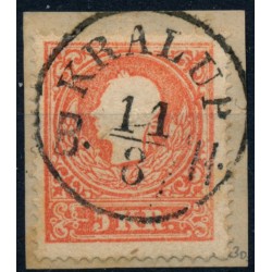Österreich 1858 5kr, Type II. KRALUP/B.H. (B) Mü:15P! Sehr schön!