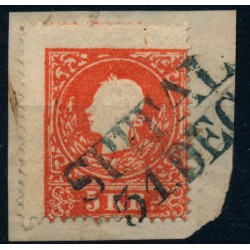 Österreich 1858 5kr, BLAUSTEMPEL SPITAL (Kr) Mü:80P! DATUM:31.DEC! Österreich 1858 5kr, BLAUSTEMPEL SPITAL (Kr) Mü:80P! DATUM:31.DEC!