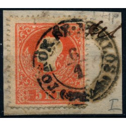 Österreich 1858 5kr, TYPE I.! TÖRÖK SZ. MIKLÓS (U)