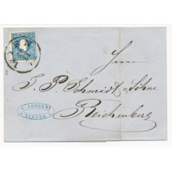 Österreich 18.. 15kr, Type II. Brief, WIEN nach REICHENBERG. Schön! Österreich 18.. 15kr, Type II. Brief, WIEN nach REICHENBERG. Schön!