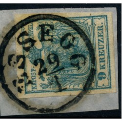 Österreich 1850 9kr, HP, Type III. ESSEGG (Ks) Schön! Österreich 1850 9kr, HP, Type III. ESSEGG (Ks) Schön!