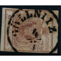 Österreich 1850 6kr, HP, Type I. UNTERLEGTE ADLER! GÖLLNITZ (U) Mü:25P!