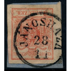 Österreich 1850 3kr, MP, Type III. JANOSHÁZA (U) Mü:25P!