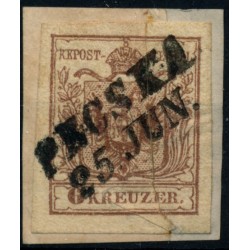 Österreich 1850 6kr, HP, Type III. PECSKA (U) Mü:60P! Attraktiv!