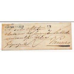 Österreich 18.. Kleinformattiger Zierumschlag, B.TEINITZ (B) nach WIEN Österreich 18.. Kleinformattiger Zierumschlag, B.TEINITZ (B) nach WIEN