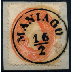 LOMBARDEI-VENETIEN 1861 5sld. MANIAGO. Sehr schön! LOMBARDEI-VENETIEN 1861 5sld. MANIAGO. Sehr schön!