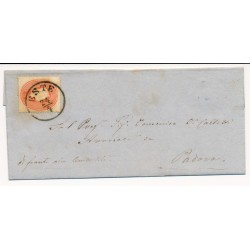 LOMBARDEI-VENETIEN 186. 5sld. Brief, ESTE nach PADOVA. Sehr schön!