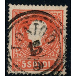 LOMBARDEI-VENETIEN 1858 5sld. Type II. LONIGO LOMBARDEI-VENETIEN 1858 5sld. Type II. LONIGO