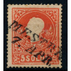 LOMBARDEI-VENETIEN 1858 5sld. Type II. MESTRE. RISMONDO Signum! LOMBARDEI-VENETIEN 1858 5sld. Type II. MESTRE. RISMONDO Signum!