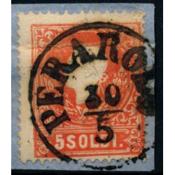 LOMBARDEI-VENETIEN 1858 5sld. Type II. PERAROLO LOMBARDEI-VENETIEN 1858 5sld. Type II. PERAROLO