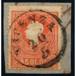 LOMBARDEI-VENETIEN 1858 5sld. TYPE I.! 'rote Auge' VICENZA LOMBARDEI-VENETIEN 1858 5sld. TYPE I.! 'rote Auge' VICENZA