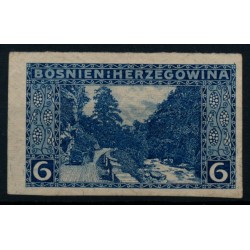 BOSNIA 1906 6H FARBPROBE! Ungezähnt! Ohne Gummi!