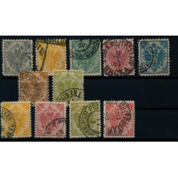BOSNIA 1879-1894 Schönes Lot! Gestempelt.