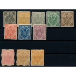 BOSNIA 1900 10-20 (3Stk. NEUDRUCKE!) Satz, ungebraucht *