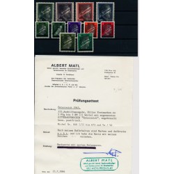 Österreich 1945 668 I. und II. 669-671 672-673 (9)-(12) Wiener Aushilf Satz. VÖB Österreich 1945 668 I. und II. 669-671 672-673 (9)-(12) Wiener Aushilf Satz. VÖB