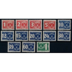Österreich 1935 PORTO 159-174, komplette Satz, postfrisch ** Kw:100,-€ Österreich 1935 PORTO 159-174, komplette Satz, postfrisch ** Kw:100,-€