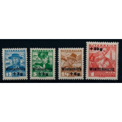 Österreich 1935 613-616 WINTERHILFE 2. komplette Satz, postfrisch ** Kw:125,-€ Österreich 1935 613-616 WINTERHILFE 2. komplette Satz, postfrisch ** Kw:125,-€
